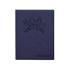 Leatherette Blue & Black Padfolio | Custom Laser Engraved Executive Folder