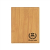 Bamboo Leatherette Padfolio | Custom Engraved Corporate Gift