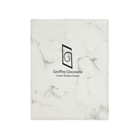 Marble Leatherette Padfolio | Custom Engraved Corporate Gift