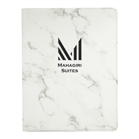 Leatherette Marble Padfolio | Custom Laser Engraved Executive Folder