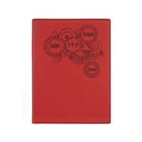 Red Leatherette Padfolio | Custom Engraved Corporate Gift
