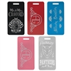Aluminum Luggage Tag | Custom Laser Engraved | UV Printed Travel Tag
