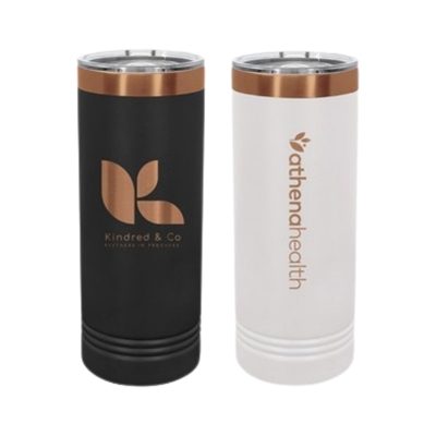 Polar Camel 22oz ION-Plated Rose Gold Skinny Tumbler | Laser Engraved