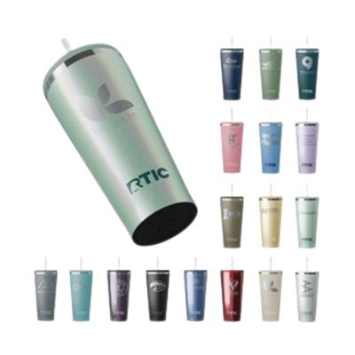 RTIC 20oz Ceramic-Lined Stainless Steel Everyday Tumbler | Custom Laser Engraved