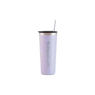Maars 22 Oz. Glitter Lilac Roadie Tumbler | Custom Laser Engraved | Insulated Travel Mug with Straw
