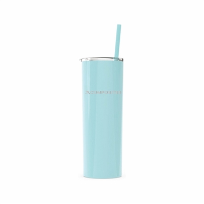 Maars 20 Oz. Seafoam Skinny Steel Tumbler | Custom Laser Engraved | Insulated Travel Mug with Straw