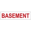 BASEMENT 6" x 24"  Sign Rider