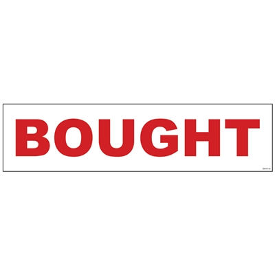 BOUGHT 6" x 24"  Sign Rider