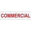 COMMERCIAL 6" x 24"  Sign Rider