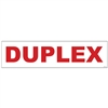 DUPLEX 6" x 24"  Sign Rider