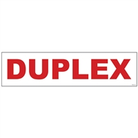 DUPLEX 6" x 24"  Sign Rider