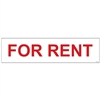 FOR RENT 6" x 24"  Sign Rider
