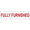 FULLY FURNISHED 6" x 24"  Sign Rider