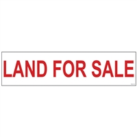 LAND FOR SALE 6" x 24"  Sign Rider