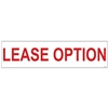 LEASE OPTION 6" x 24"  Sign Rider