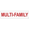 MULTI-FAMILY 6" x 24"  Sign Rider