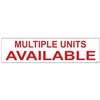 MULTIPLE UNITS AVAILABLE  6" x 24"  Sign Rider