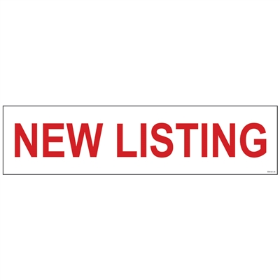NEW LISTING 6" x 24"  Sign Rider