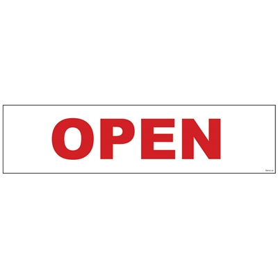 OPEN 6" x 24"  Sign Rider