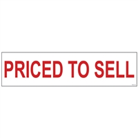 PRICED TO SELL 6" x 24"  Sign Rider