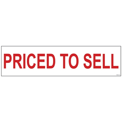 PRICED TO SELL 6" x 24"  Sign Rider