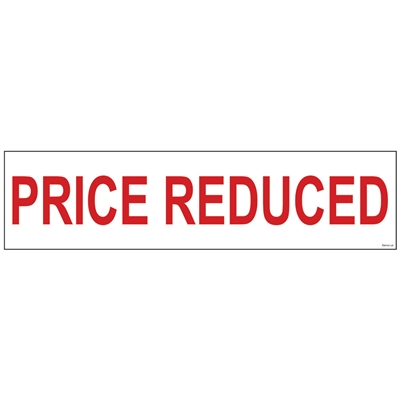 PRICE REDUCED 6" x 24"  Sign Rider
