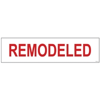 REMODELED 6" x 24"  Sign Rider