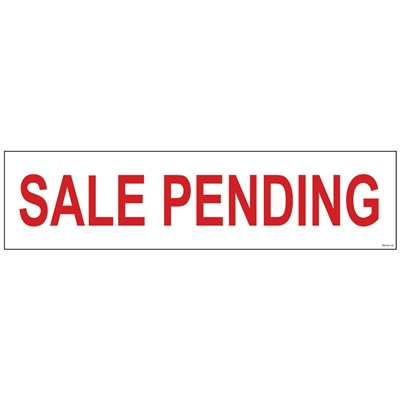 SALE PENDING 6" x 24"  Sign Rider