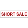 SHORT SALE 6" x 24"  Sign Rider