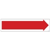 SOLID RED ARROW 6" x 24"  Sign Rider