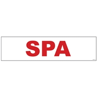 SPA 6" x 24"  Sign Rider