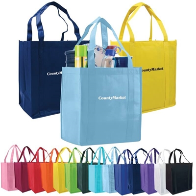 Grocery Non Woven Tote Custom Printed