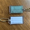 Full Color Transparent Plastic Key Tags - 50 Per Bag