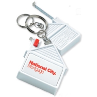 House Measuring Tape Key Chain