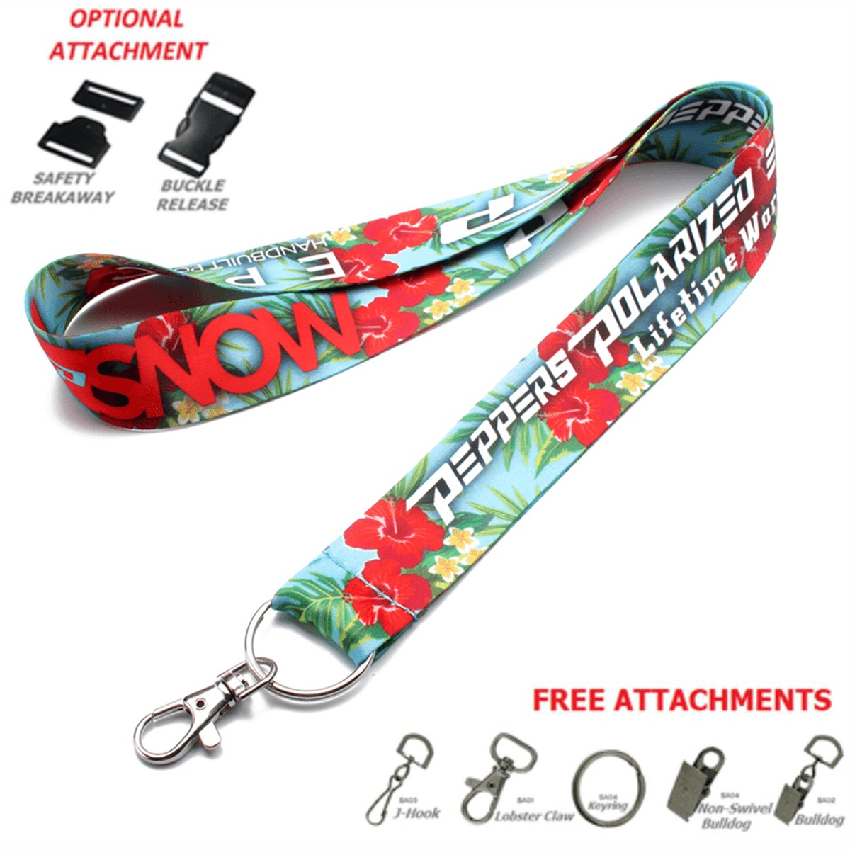 Dye-Sublimation Full Color Lanyard