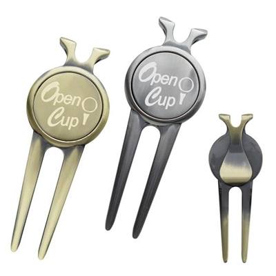 Magnetic Divot Repair Tool with Ball Marker | Laser-Engraved Customization | Corporate & Golf Gifts