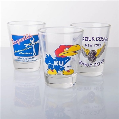 Full Color Shot Glass Case of 36