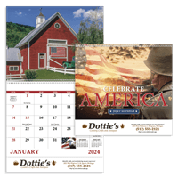 Celebrate America Full Size Calendar