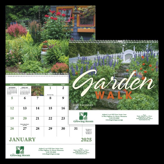 Garden Walk Full Size Calendar