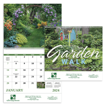Garden Walk Full Size Calendar