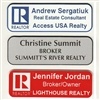 Engraved Name Badge Rounded Corners