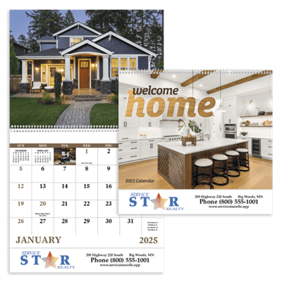 Welcome Home - Full Size Calendar