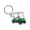 Golf Cart Keychains | Custom Soft Vinyl, Full Color, USA Made Promotional Tags