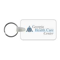 Soft Vinyl Rectangle Key Chains | Custom Full Color Key Tags | USA Made & Union Printed