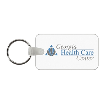 Soft Vinyl Rectangle Key Chains | Custom Full Color Key Tags | USA Made & Union Printed