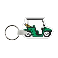 Custom Soft Vinyl Golf Cart Key Chains â€“ 2.29" x 1.5" | Full Color Imprint USA Made