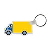 Custom Soft Vinyl Box Truck Key Chains - Full Color | USA Made