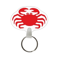 Custom Soft Vinyl Crab Key Chains â€“ Full Color | USA Made Promotional Tags