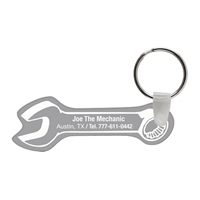 Soft Vinyl Wrench Key Chains | Custom Full Color | USA Made Promotional Key Tags