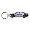 Soft Vinyl Police Car Key Chains | Full Color Custom Key Tags | USA Made & Union Printed